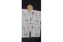 decals décalcomanie divers pub porsche renault michelin endurance f1 mc corse 1/43