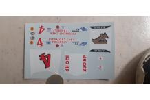 décalcomanie nascar numéro 4 1/43 v