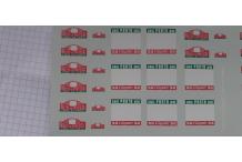 PROMO décalcomanie  pour plaque rallye portugal 1/18 v