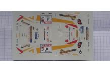 PROMO décalcomanie pour renault mégane wrc 1/43
