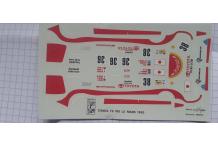 PROMO décalcomanie pour LE MANS toyota 1/43