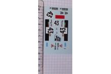 decalcomanie decals chevron b8 LM 1969 le mans 1/43