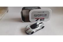 MAJORETTE  porsche blanc  vitre ouvrante  vision 72 1/64  rare en boite métal