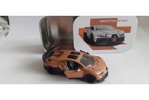 MAJORETTE  bugatti rallye marron  1/64 en boite métal