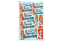 Décalcomanie Chesterfield 1/43 - 1/32 - 1/24 - 1/18 (REF : 244)