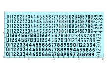 Décalcomanie chiffre noirs ancienne typographie 1/43 (REF : 285)