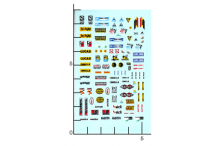 Décalcomanie Divers pub rallye année 60 à 80 (REF : 292)