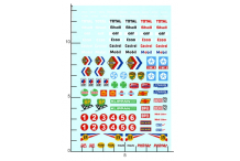 Décalcomanie déco rétro solido 1/43 (REF : 398)