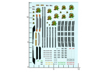 Décalcomanie Déco SIMCA 1000 Rallye 1 2 3 BASTY 1/43 (REF : 442)