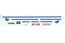 Décalcomanie déco poste renault r4 4l 1/43 (REF : 452)