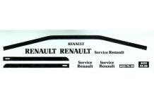 Décalcomanie déco service renault dépannage r4 1/43 (REF : 453)