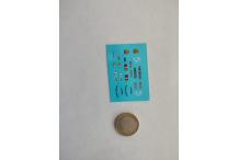 decals  decalcomanie  camion peugeot j9 pompiers bbr eure yvelines reasor 1 /43