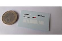 DECALCOMANIE DECALS 1/43 poclain ty45