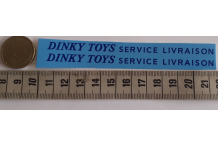 decals decalcomanie dinky toys service livraison bedford porte voitures 1/43