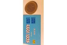 decals decalcomanie edf gdf pour peugeot j7 1/43 reasor