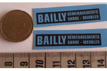 decals decalcomanie 1/87 bailly demenagements garde meubles sur simca ou autre