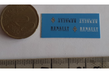 decals decalcomanie 1/87 renault régie nationale