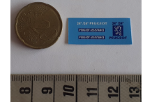 decals decalcomanie 1/87 peugeot assistance