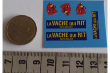 décalcomanie décals 1/43 renault 4cv la vache qui rit