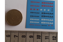 décalcomanie décals 1/43 dangel 4x4