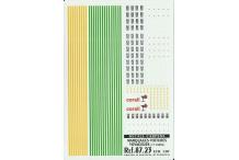 decals decalcomanie pour trains 1/87 - Marquages Voitures Voyageurs