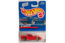 hotwheels de l an 2000 corvette 97 rouge 1/64