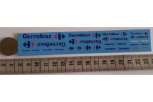 décalcomanie décals deco carrefour 1/43