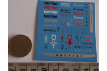 décalcomanie décals deco vieux dessin divers berliet 1/43