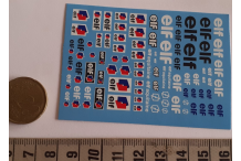 Décalcomanie Elf 1/43 (REF : 98)