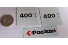 DECALCOMANIE DECALS poclain 400 1/43