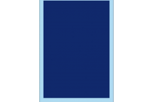 Planches de couleur unie Décalcomanies bleu Rothmans 120x80mm