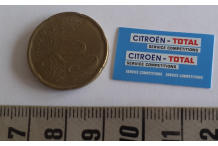 decals decalcomanie 1/87 citroen total  compétitions