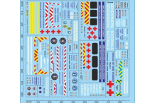 décals43.com Gendarmerie nationale francaise 1/87 Décalcomanies 87x82mm