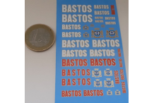 DECALCOMANIE DECALS bastos rallye belgique spa  etc   1/43