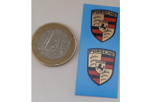 DECALCOMANIE DECALS gros blason porsche 1,9 cm de haut diorama