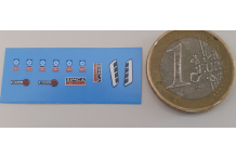 DECALCOMANIE DECALS pour simca 1100 TI  1/43