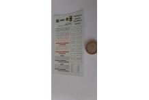 decalcomanie decals déco écurie  panhard pneu englebert équipe gordini 1/43