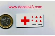 Décalcomanie Croix rouge 1/87 (REF : CS100)