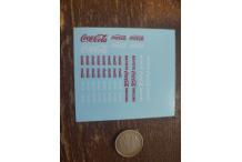 Décalcomanie Coca Fiat 1/43