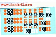 Décalcomanie coop citroën hy type h 1/43 (REF : CS75)