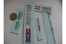 Décalcomanie divers pub 1/43 1/24 (REF : CS153)