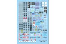 decals decalcomanie Gendarmerie 03 1/87 Décalcomanies 115x82mm