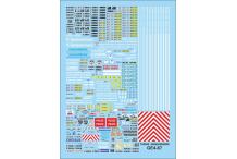 decals decalcomanie Gendarmerie 04 1/87 Décalcomanies 115x82mm