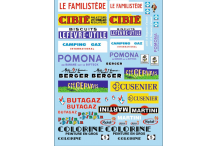 decals decalcomanie pour citroen hy type h 1/43