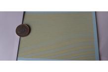 decals decalcomanie FILET COULEUR JAUNE POMPIER 0.5 MM D EPAISSEUR 12 CM LONG