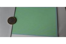 decals decalcomanie FILET COULEUR JAUNE FLUO 0.5 MM D EPAISSEUR 12 CM LONG