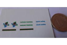 Vous en avez un à vendre ? Vendez le vôtre decals decalcomanie 1/43 pompiers haute saone