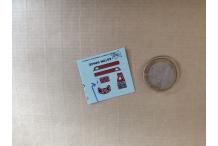 decals decalcomanie tableau de bord aston virage 1/43