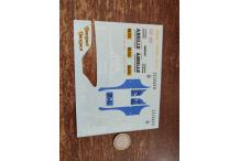 decals décalcomanie pour renault 4cv entamé