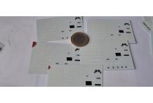 decals decalcomanie divers déco alfa roméo 1/43 chiffres alphabet divers taille